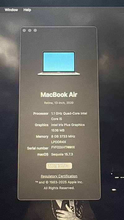 Macbook air 2020