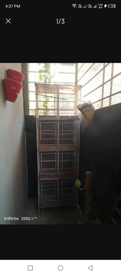 8 Boxes birds Cage