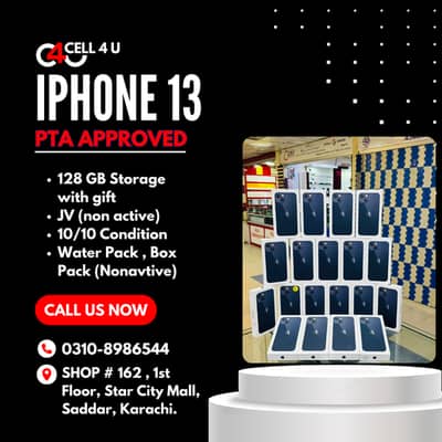 iphone 13 | 128 gb | jv | non active | 10/10