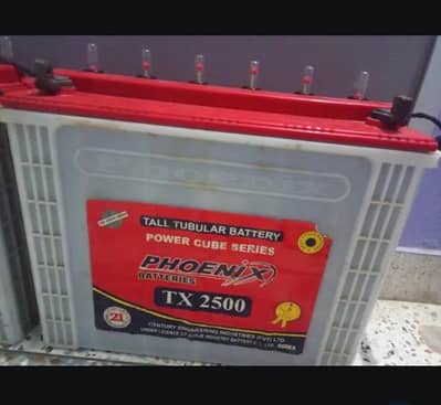 Tx 2500 phoenix bettery