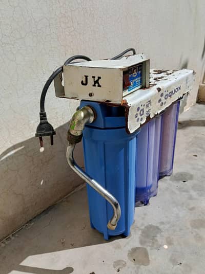 Three step water filter for home