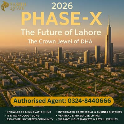 8 Marla Residential Plot File for Sale in DHA Lahore Phase 10 at lowest price best time to Invest in Phase 10
