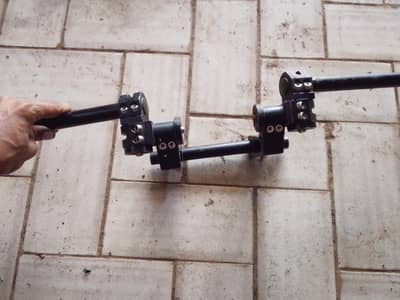 Adjustable aluminum handle bar