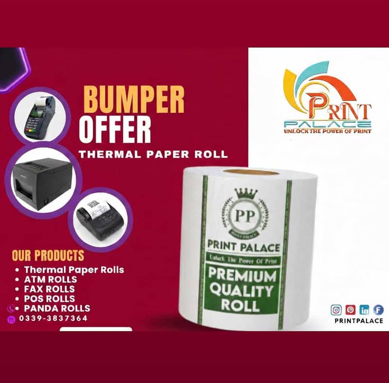 Thermal Printer Roll 1