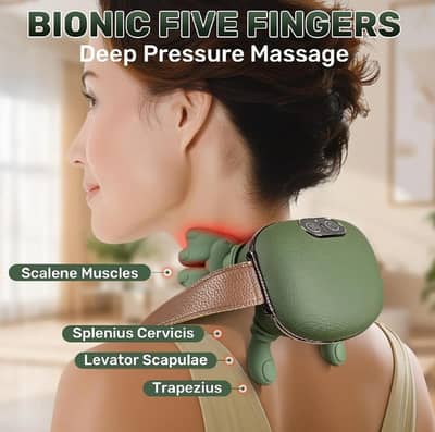 neck and shoulder massager new box paced item
