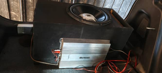 urgent sale JBL woofer with amplifier