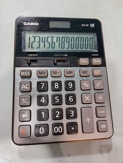 ORIGINAL CASIO DS-3B 14 DIGITS SHOP CALCULATOR