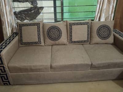 Sofa Set – Used (Strong & Comfortable)
