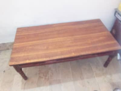 The wooden Coffee table