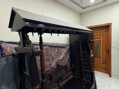 Original wooden Chiniot design jhoola