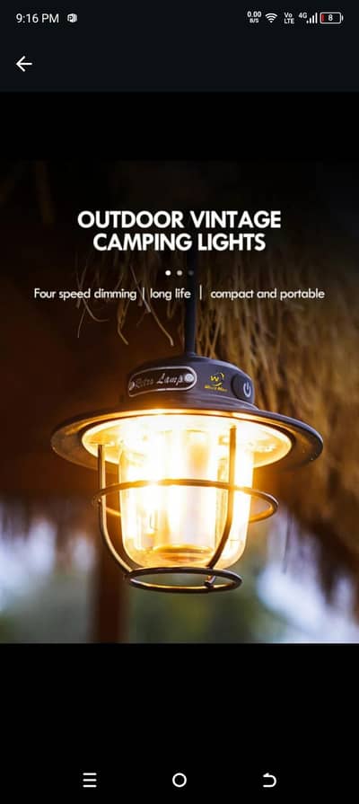 Emergency and Camping Light