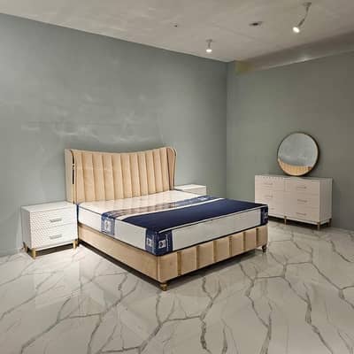 Bed | Bed Set | Wooden Bed | Double Bed | Side Tables | Dressing Table