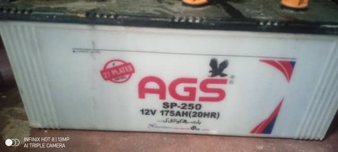 AGS Bakrid 250 number hai 175 empier 27 plate Ups All ok Hay