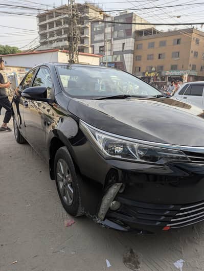 Corolla Xli 2019 converted gli. Altis rim installed