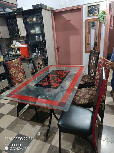 Dining Table with 5 Chairs – Strong & Stylish