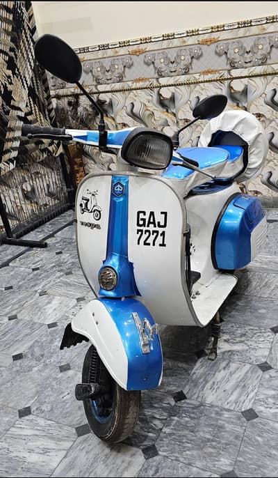 Italian Vespa kick start