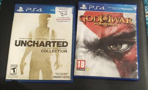 ps4 god of war 3 remastered/ Nathan Drake collection