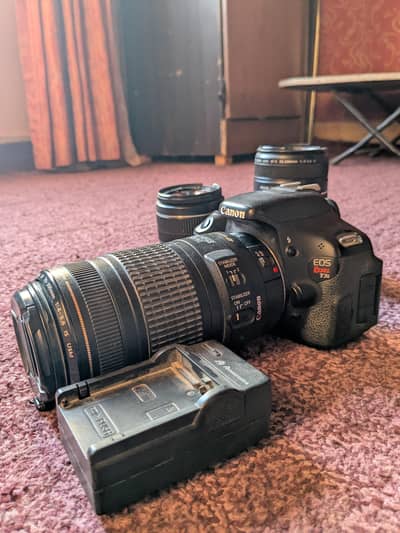 canon eos rebel 3ti DSLR camera