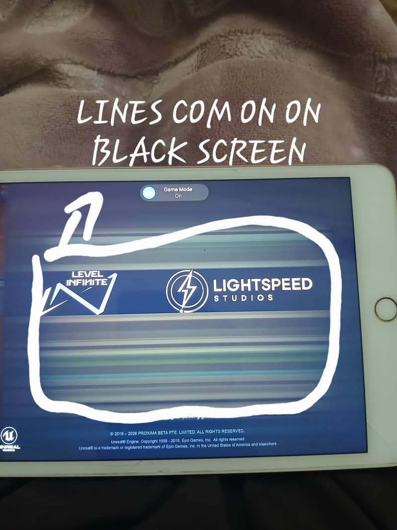 IPAD MINI 5 WITH BOX only panel issue 6