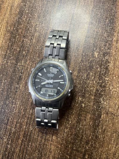Casio Titanium Wave Ceptor (Model LCW-100T) Solar charge