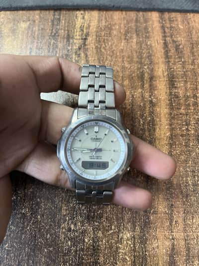 Casio Titanium Wave Ceptor (Model LCW-100T) Solar charge