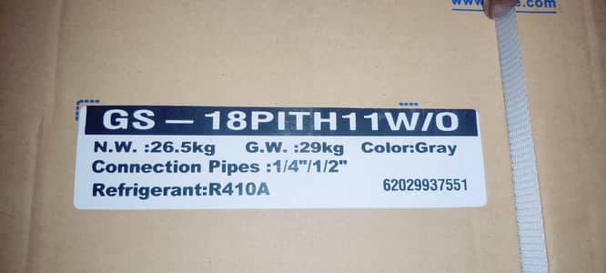 Gree Brand new packed split ac  latest series with 410 Gas