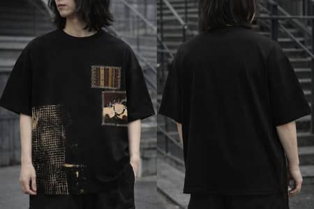 oversized t-shirt drop shoulder patches design