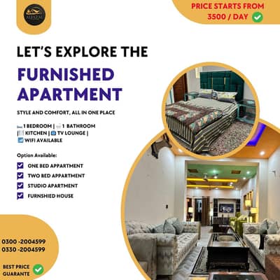 Furnished Apartment for Rent in Bahria Orchard Daily | Weekly | Monthly