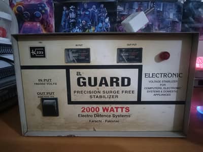 EL GUARD 2000 WATTS STABILIZER
