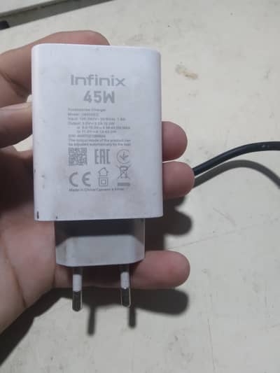 infinx 45 wt orgnal charger