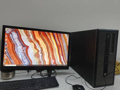 Hp EliteDesk Tower Core i5 4 gen Complete Setup  Core i5 4 generation