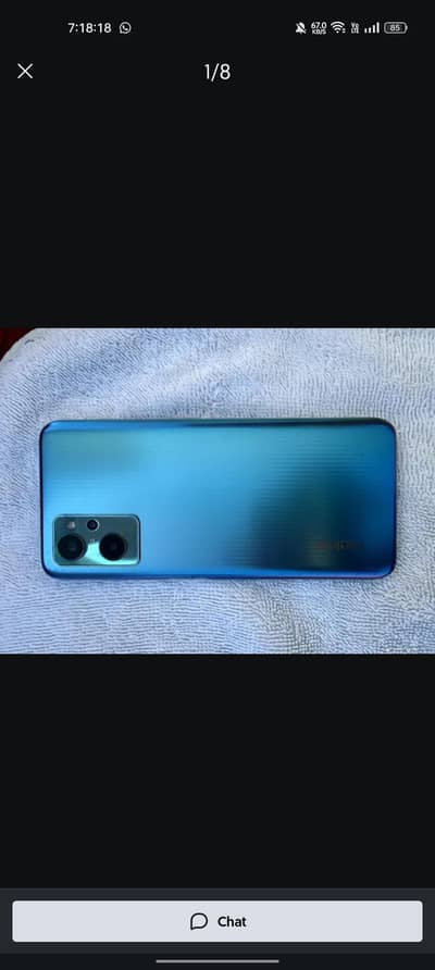 Realme9i with box chrgr Excnage possible just glass chnage