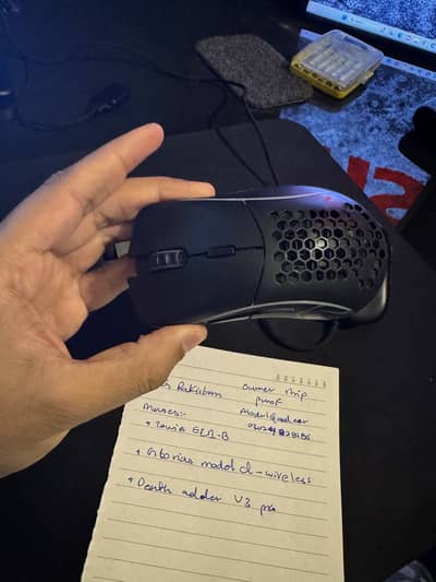 Glorious model D with box (modded for esports)