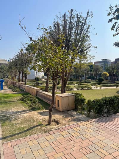 8.50 MARLA CORNER FACING PARK PLOT AVAILABLE FOR SALE E BLOCK