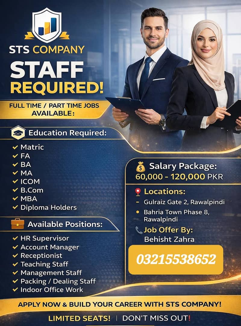 STAFF REQUIRED. . . . . 0
