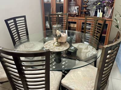 Dinning Table & Chairs(6) - modern furniture