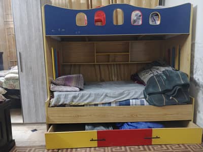 bunk bed for 3 kids