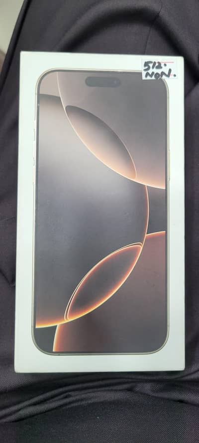 I phone 16 pro max 512gb