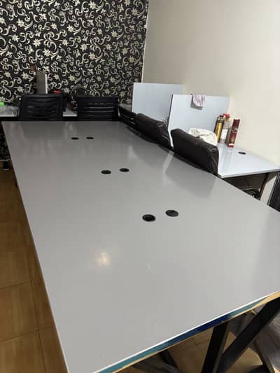 Office workstation table for 6 person in just only 20k