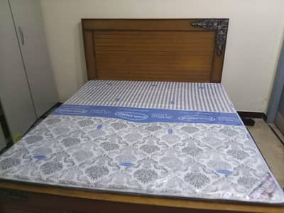 Double Bed with 6 inch Mattress