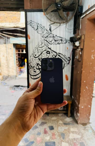 iphone 14 Pro 256GB Non PTA Physical Esim 90 Health Waterpack