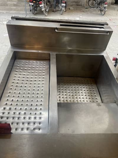 Automatch Fryer Double Basket With Sizzling
