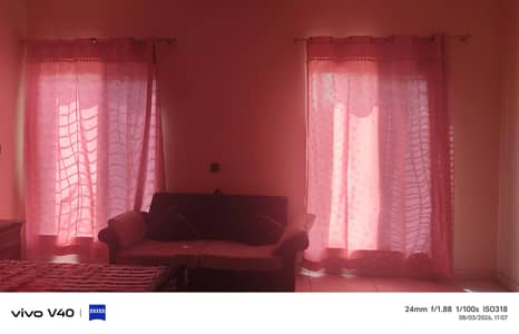 Pair of 2 Pink fancy curtains height 8 feet and width 7.5 feet.