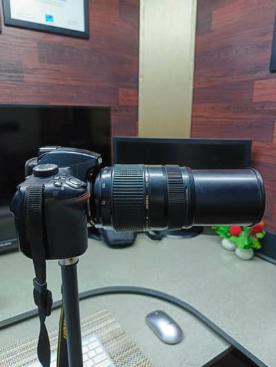 Nikon D3200 DSLR with 2 Lenses (18-55mm Indoor + 70-300mm Zoom)