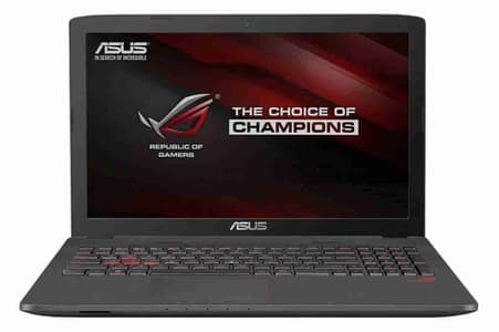 ASUS ROG GL752VW gaming laptop argent salle