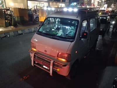 Suzuki Every White 22Km/l Petrol,CNG + Solar power