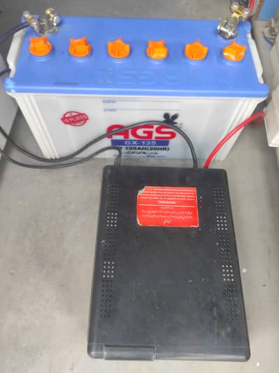 Ecostar ups inverter 840i + AGS 19 plates battery working condition