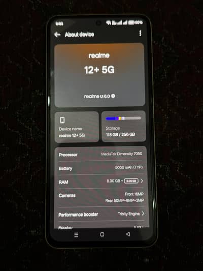 realme 12 plus fast charging