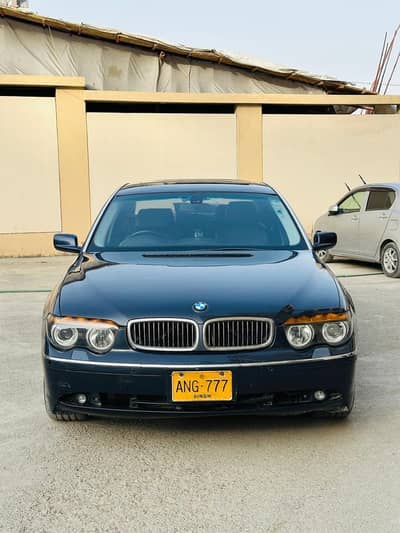 BMW 75Li 2004 Dewan Import VIP Number in Karachi URGENT SALE