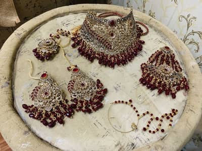 bridal jelwery set Kashi design for sale